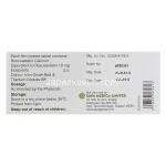 Rozatin-10 ロザチン、ジェネリッククレストール、ロスバスタチン10mg 箱裏面